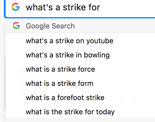 What's a Strike