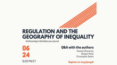 Regulation and the Geography of Inequality