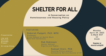 Shelter for All: A Conversation on Homelessness and Housing Policy