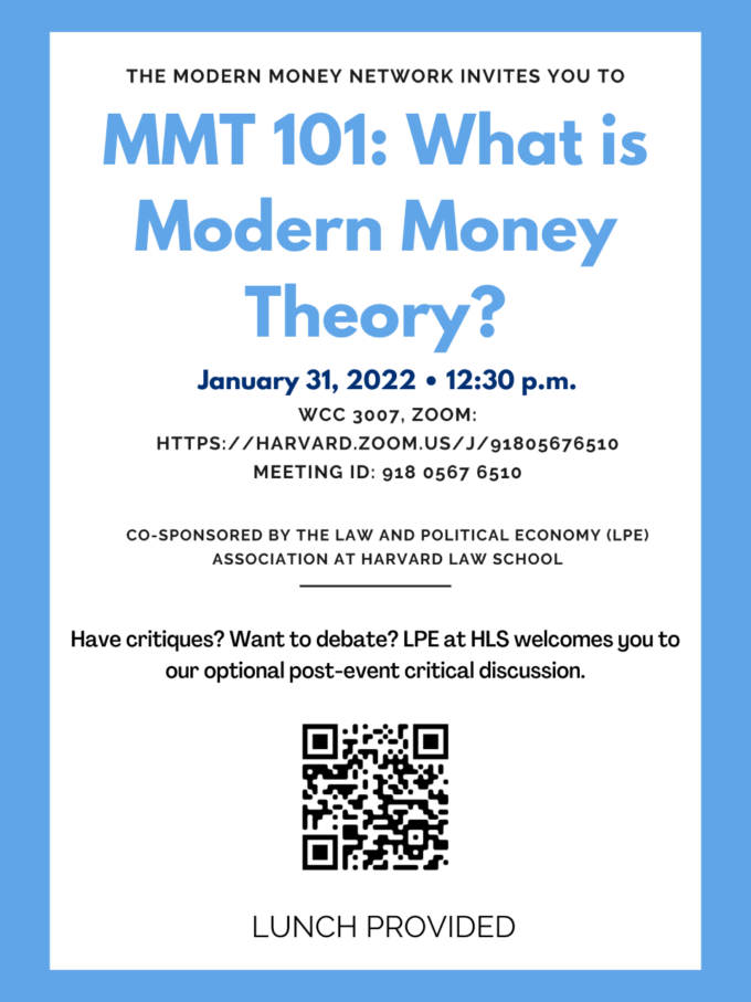 Harvard LPE Association: Introduction to MMT - LPE Project