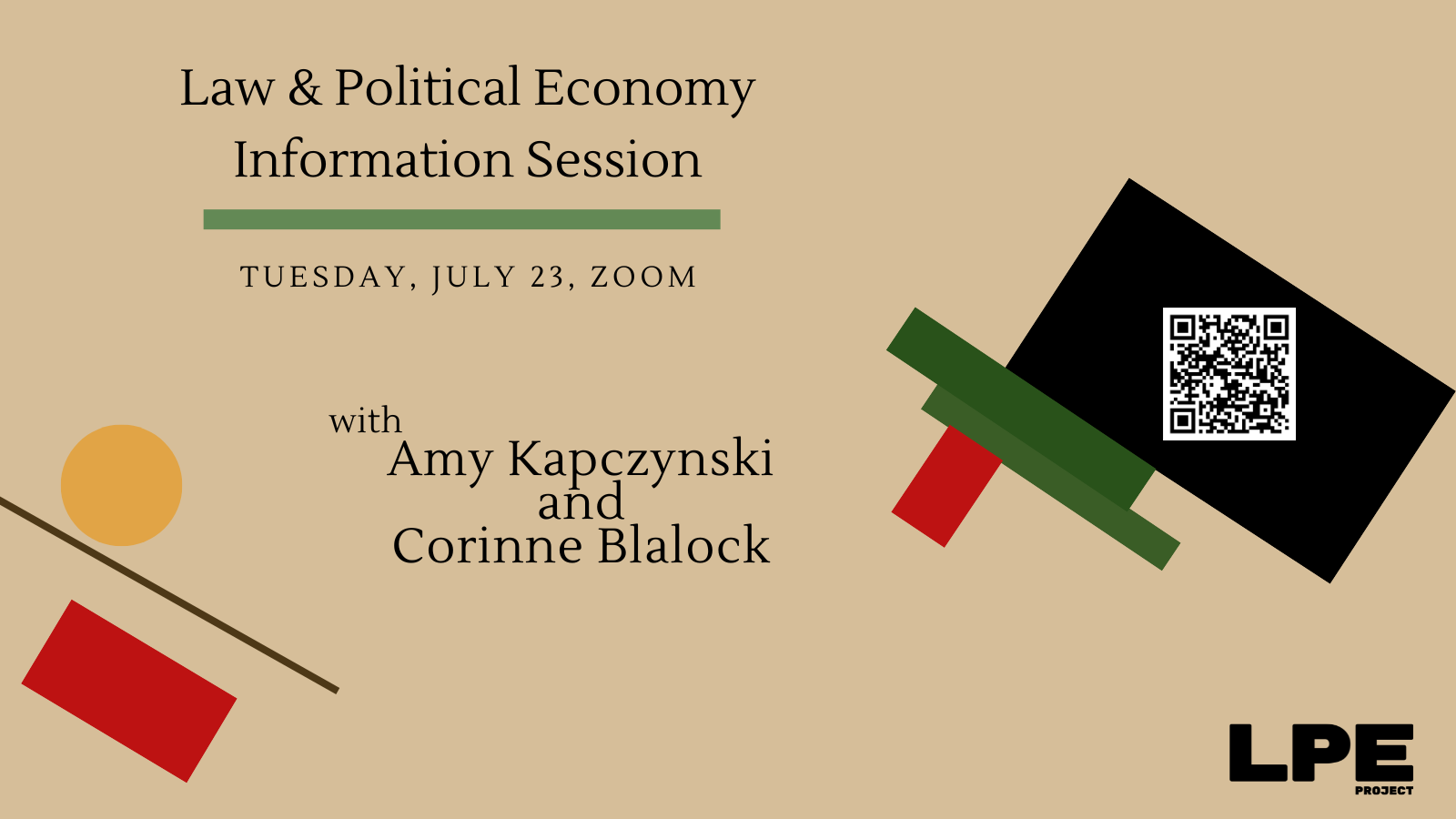 LPE Student Information Session - LPE Project